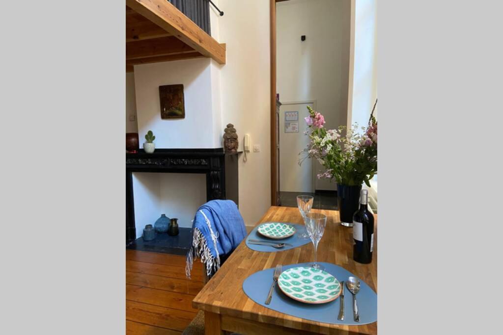 安特卫普Duplex In Historical Centre With Private Courtyard公寓 外观 照片