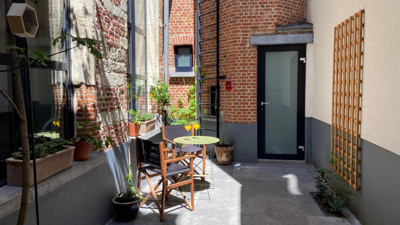 安特卫普Duplex In Historical Centre With Private Courtyard公寓 外观 照片